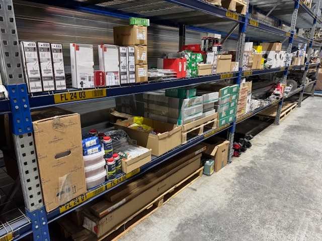 Restantvoorraden installatie- en elektrotechnische materialen, koeling en luchtbehandeling