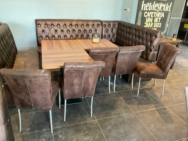 Restaurant bank (6x) - afbeelding 2 van  7