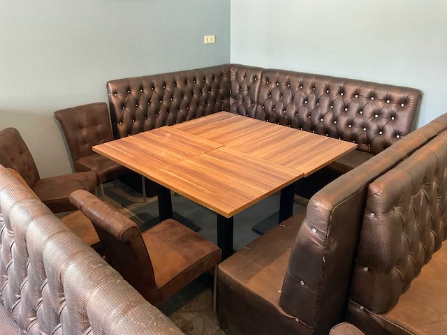 Restaurant bank (6x) - afbeelding 3 van  7