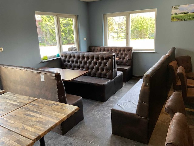 Restaurant bank (6x) - afbeelding 1 van  4