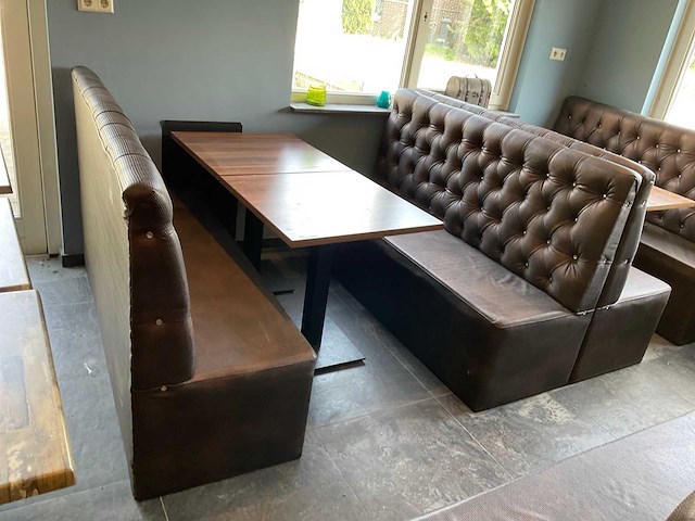 Restaurant bank (6x) - afbeelding 2 van  4