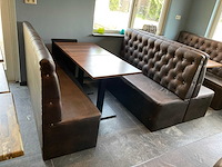 Restaurant bank (6x) - afbeelding 2 van  4