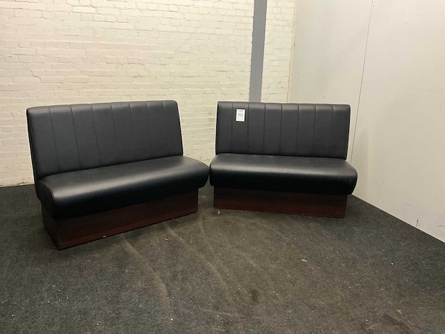Restaurant banken (6x) - afbeelding 1 van  6