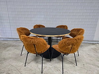 Restaurant meubel set bestaande uit 1 tafel en 6 stoelen - afbeelding 1 van  10