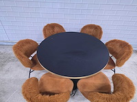 Restaurant meubel set bestaande uit 1 tafel en 6 stoelen - afbeelding 6 van  10