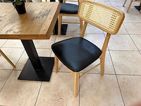 Restaurant tafel met 2 stoelen - afbeelding 3 van  4