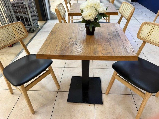 Restaurant tafel met 2 stoelen - afbeelding 4 van  4
