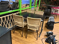 Restaurant tafel met stoelen (22x) - afbeelding 3 van  5