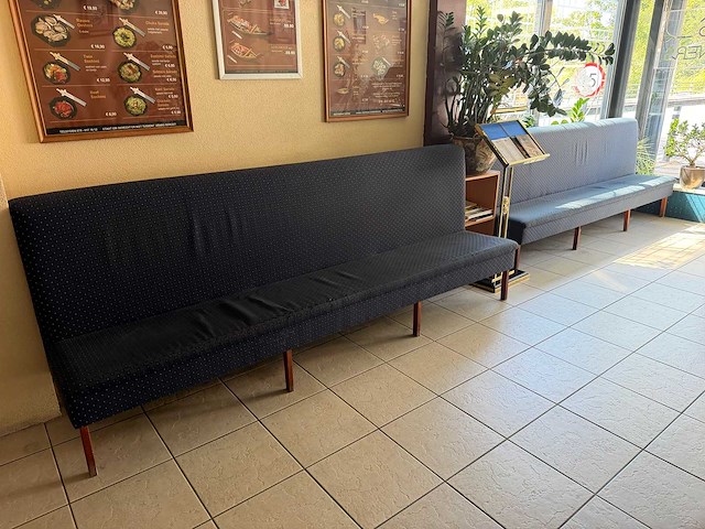 Restaurantbank (2x) - afbeelding 1 van  2