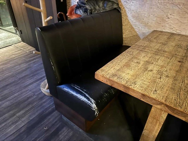 Restaurantbank (6x) - afbeelding 3 van  8
