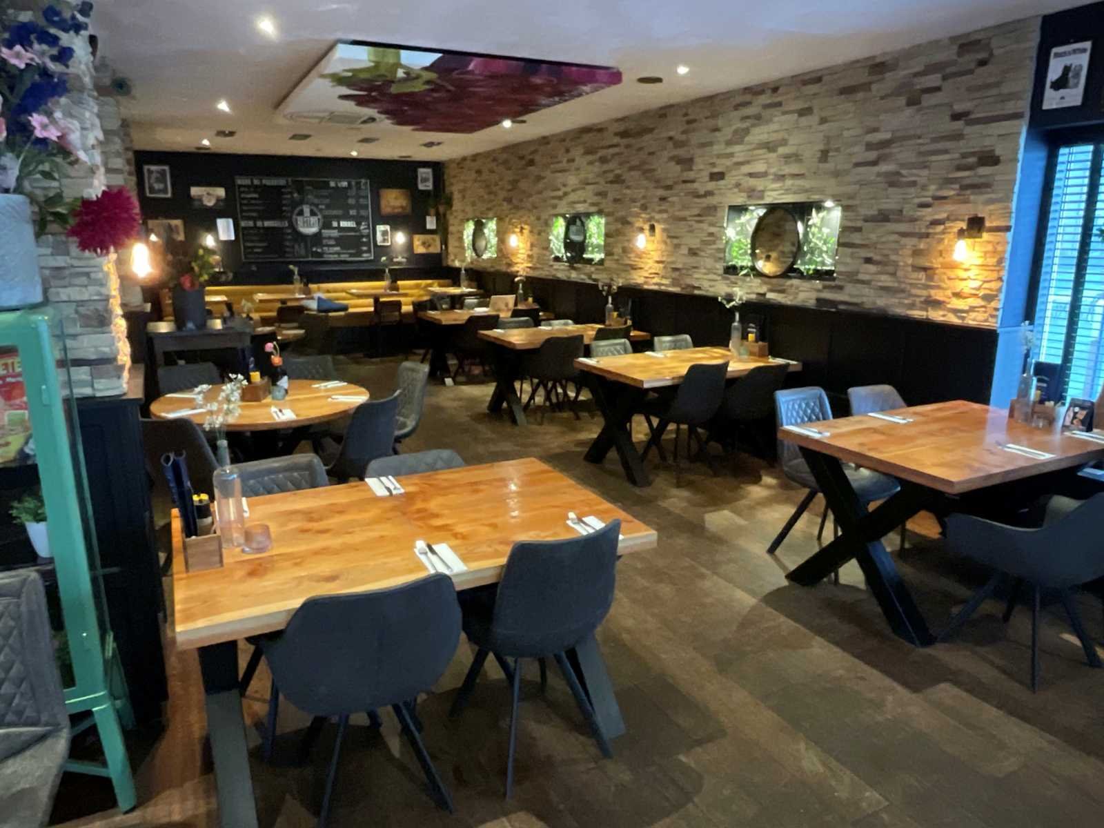 Restaurantinventaris in verband met bedrijfsbeëindiging