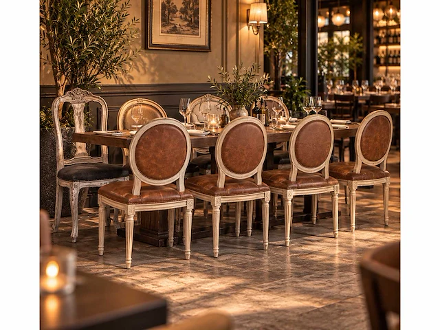 Restaurantstoel klassiek (8x) - afbeelding 2 van  4