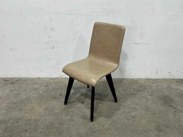 Restaurantstoel met houten onderstel (20x) - afbeelding 1 van  5