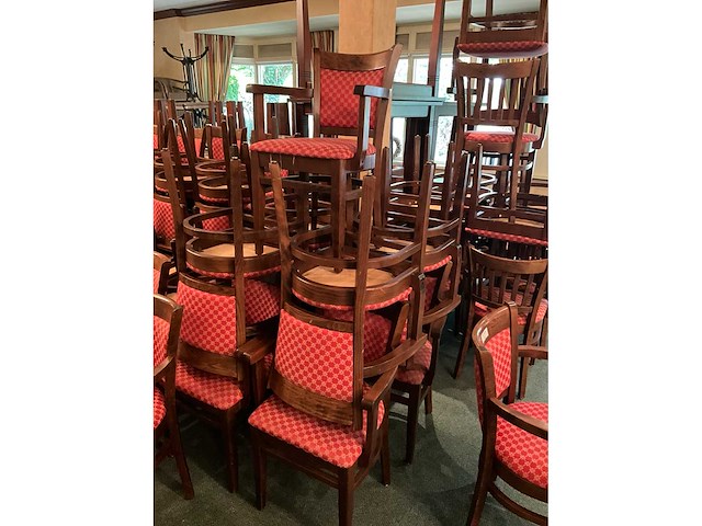 Restaurantstoel met leuning (11x) - afbeelding 8 van  9