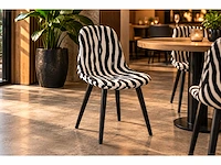 Restaurantstoel streep (7x)