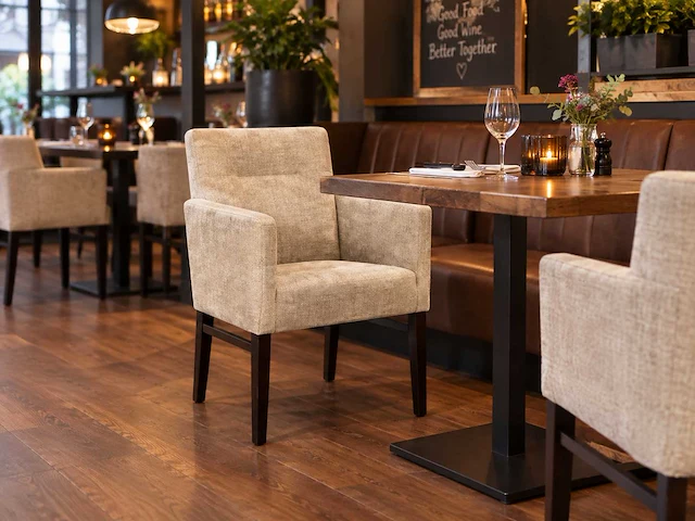 Restaurantstoel velvet (10x) - afbeelding 1 van  3