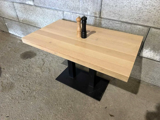 Restauranttafel (120x70x75 cm) (2x) - afbeelding 1 van  6