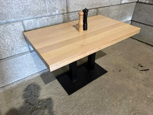 Restauranttafel (120x70x75 cm) (2x) - afbeelding 3 van  6
