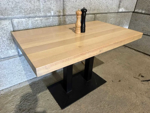 Restauranttafel (120x70x75 cm) (2x) - afbeelding 5 van  6