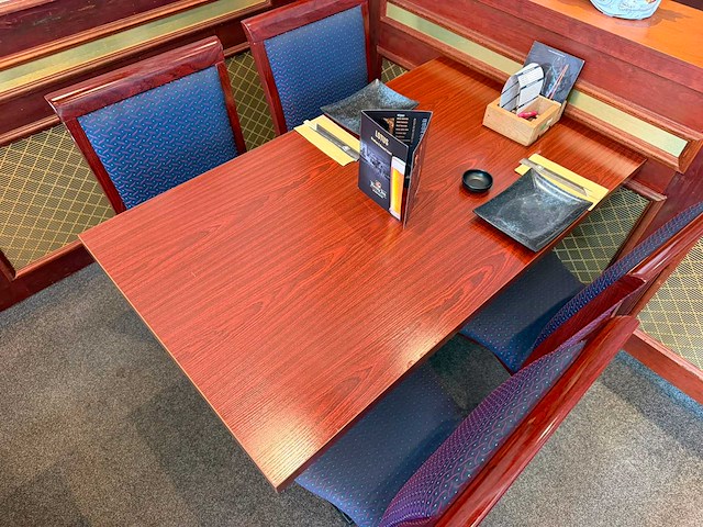 Restauranttafel (120x70x75 cm) (2x) - afbeelding 1 van  4