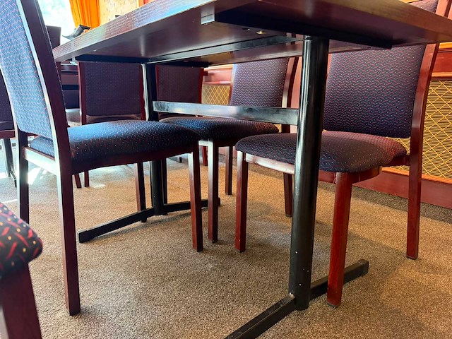 Restauranttafel (120x70x75 cm) (2x) - afbeelding 2 van  4