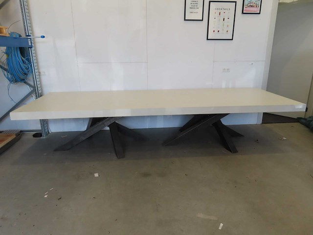Restauranttafel 384x134 cm - afbeelding 1 van  2