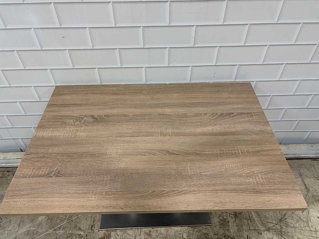 Restauranttafel (3x) met rvs voet - afbeelding 5 van  5