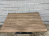 Restauranttafel (3x) met rvs voet - afbeelding 5 van  5