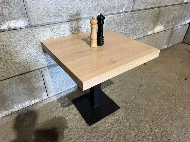 Restauranttafel (70x70x75 cm) (2x) - afbeelding 3 van  6