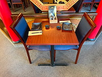 Restauranttafel (70x70x75 cm) (4x) - afbeelding 2 van  3