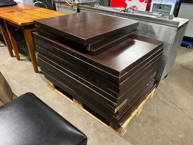 Restauranttafel gedemonteerd (15x) - afbeelding 1 van  5