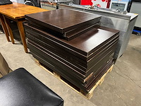 Restauranttafel gedemonteerd (15x) - afbeelding 1 van  5