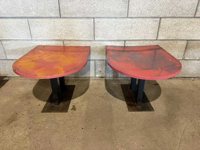 Restauranttafel "graffiti" (2x) - afbeelding 1 van  6
