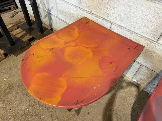 Restauranttafel "graffiti" (2x) - afbeelding 5 van  6