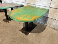Restauranttafel "graffiti" (2x) - afbeelding 3 van  7