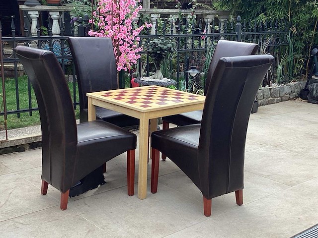 Restauranttafel met 4 stoelen - afbeelding 2 van  6