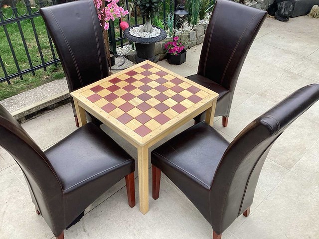 Restauranttafel met 4 stoelen - afbeelding 3 van  6