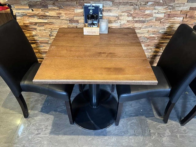 Restauranttafel met eiken blad - afbeelding 2 van  5