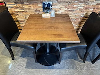 Restauranttafel met eiken blad - afbeelding 2 van  5