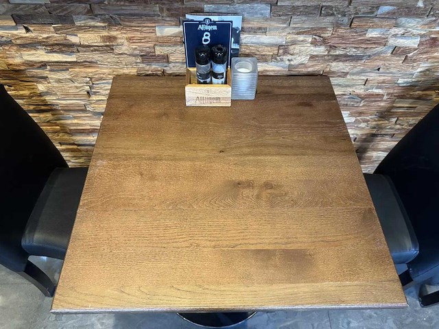 Restauranttafel met eiken blad - afbeelding 4 van  5