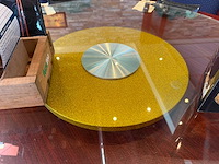 Restauranttafel met glazen opzetstuk ø 150 cm - afbeelding 2 van  2