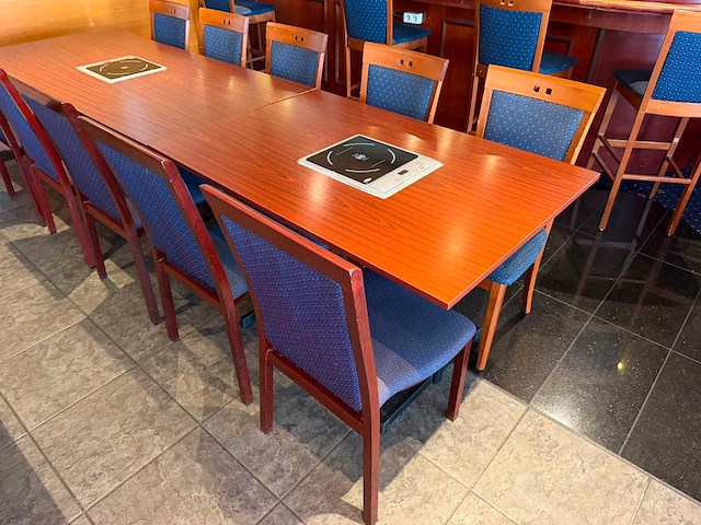 Restauranttafel met inductiekookplaat - afbeelding 1 van  2