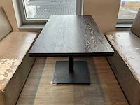 Restauranttafel met metalen onderstel - afbeelding 2 van  4