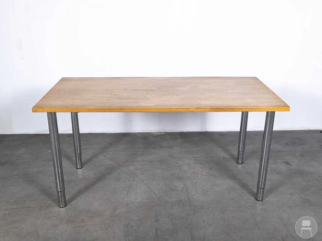 Restauranttafel met rvs poot (7x) - afbeelding 3 van  5