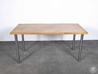 Restauranttafel met rvs poot (7x) - afbeelding 3 van  5