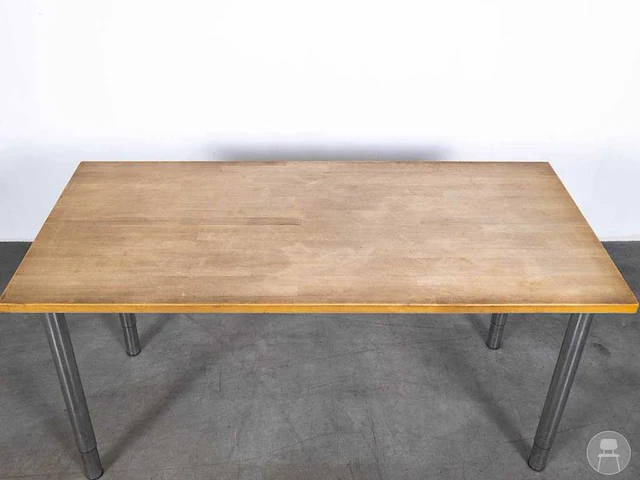 Restauranttafel met rvs poot (7x) - afbeelding 4 van  5