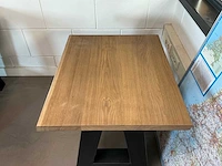 Restauranttafel met stalen onderstel - afbeelding 3 van  4