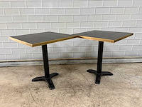Restauranttafel met stalen voet (6x) - afbeelding 1 van  4