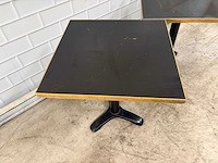 Restauranttafel met stalen voet (6x) - afbeelding 3 van  4