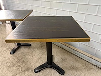 Restauranttafel met stalen voet (6x) - afbeelding 4 van  4